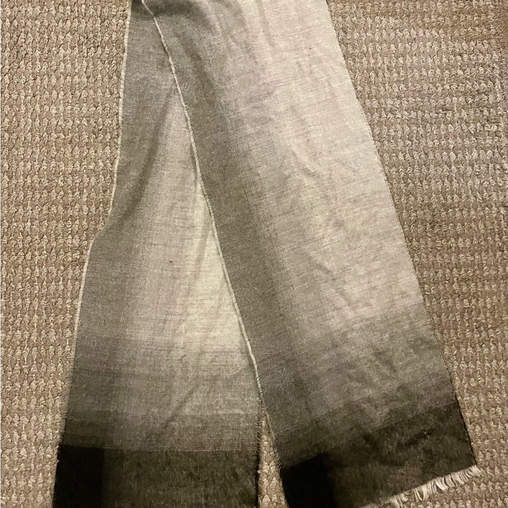 Calvin Klein Unisex Ombre Black and Gray Scarf